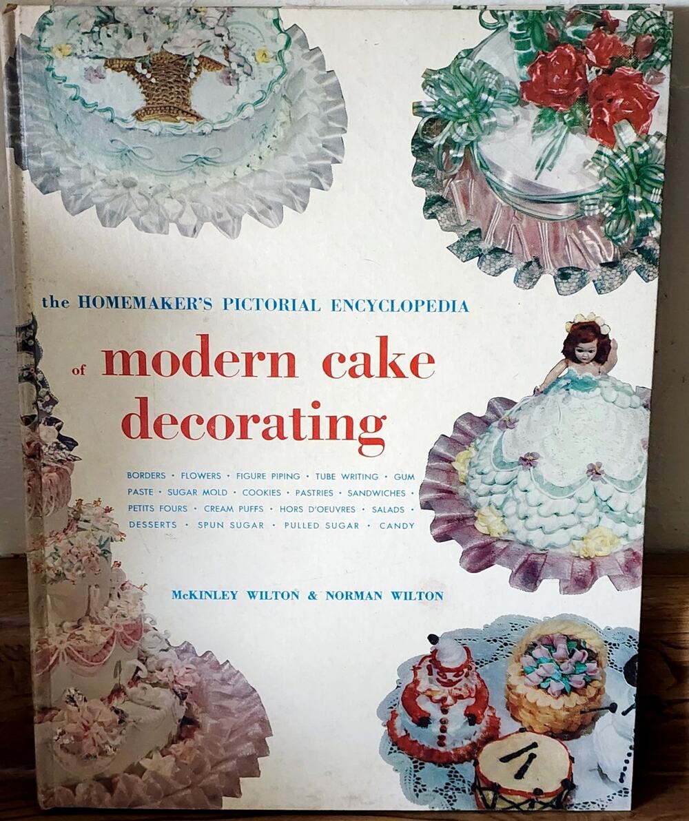 Modern Cake Decorating Wilton 1954 Second Edition Vintage Baking Cookbook Wilton